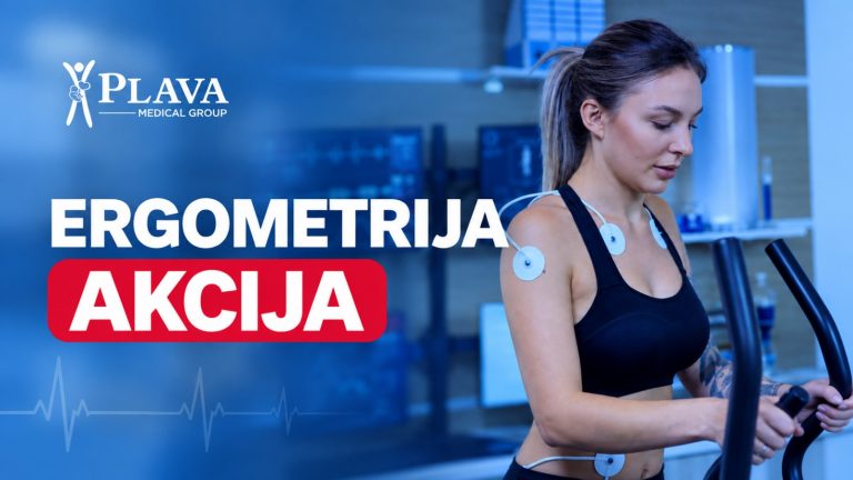 Službeni vizual akcije ergometrije Plava Medical Group